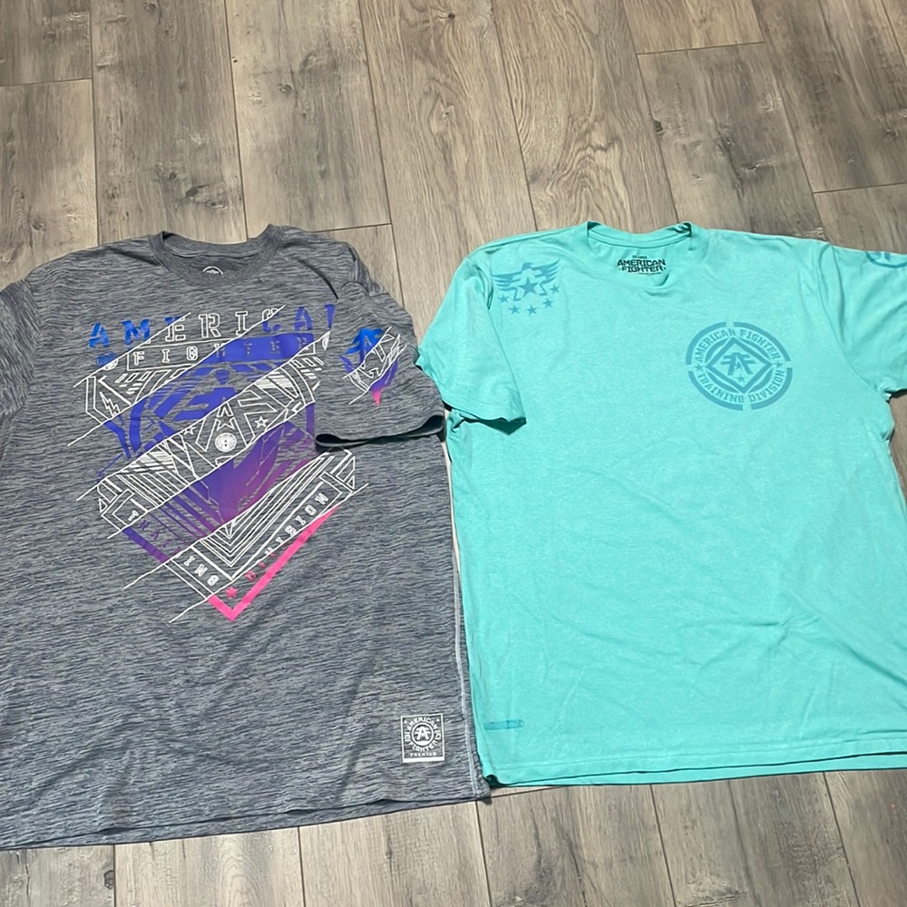 Gently worn American Fighter shirts. Size 2XL
